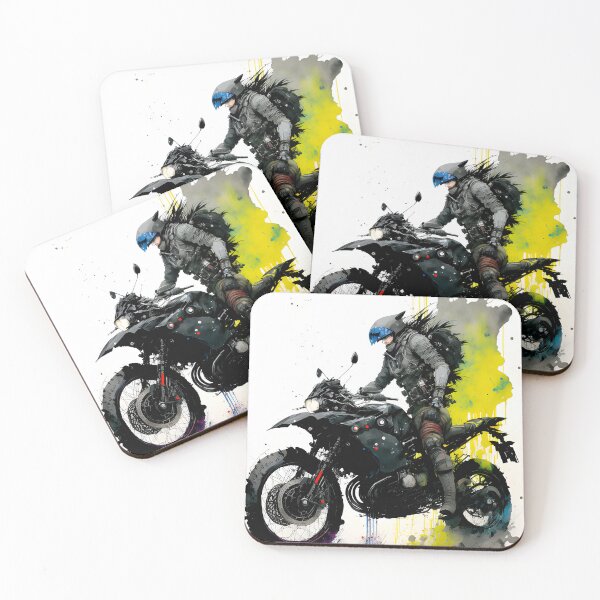 Item preview, Splash Moto rider designed and sold by RiluAI.