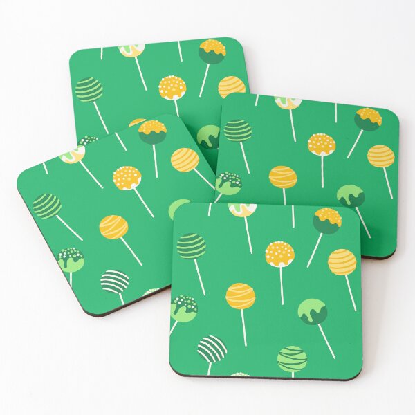 Item preview, St. Patrick's Day Green Gold Cake Pops designed and sold by SamAnnDesigns.