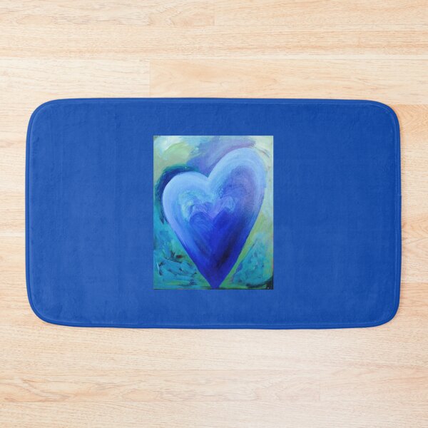 Item preview, Hearts on Fire - Blue Heart designed and sold by Julia Michelle Dawson.