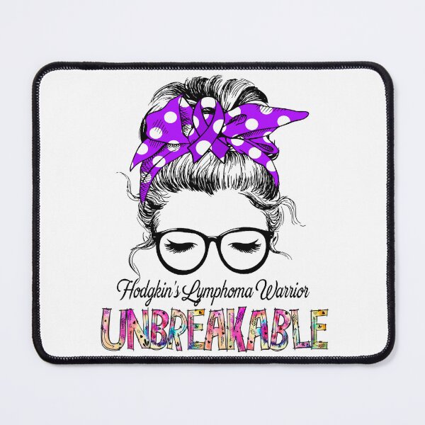 Item preview, Hodgkin's Lymphoma Warrior - UNBREAKABLE - Hodgkin's Lymphoma Ribbon designed and sold by Tifrop.