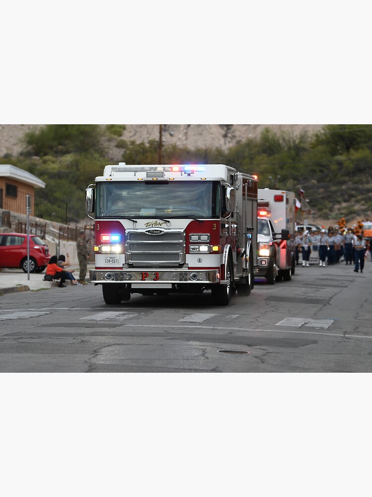 "EL PASO FIRE DEPARTMENT FIRE TRUCK" Sticker for Sale by s197henry