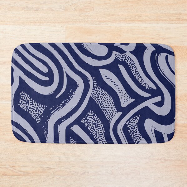 Item preview, Nile, Geometric Design In Lilac And Blue. designed and sold by I-Desire.