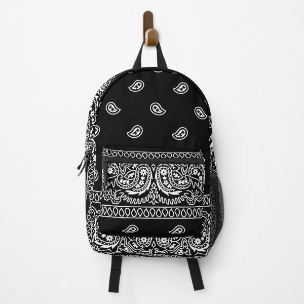 Black on sale bandana backpack