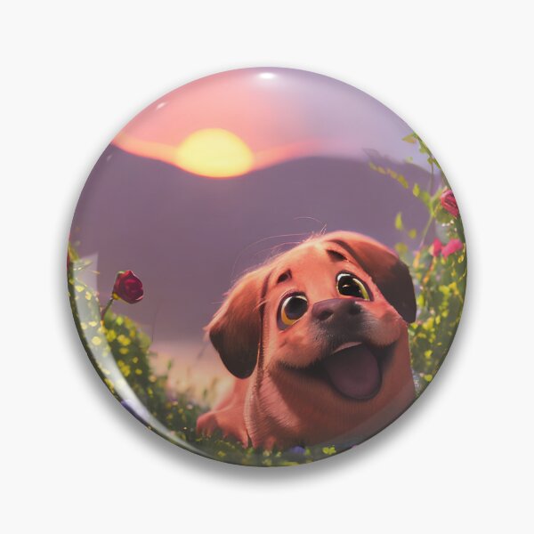 Item preview, Dogs at Sunset: A Pixar-Style designed and sold by Iqury.