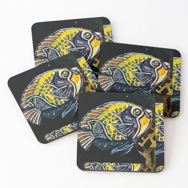 Item preview, fishonblack designed and sold by Pipsilk.