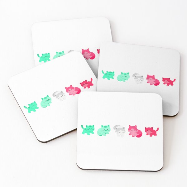 Item preview, Cute LGBTQ Abrosexual Pride Cats designed and sold by DetectiveDog.