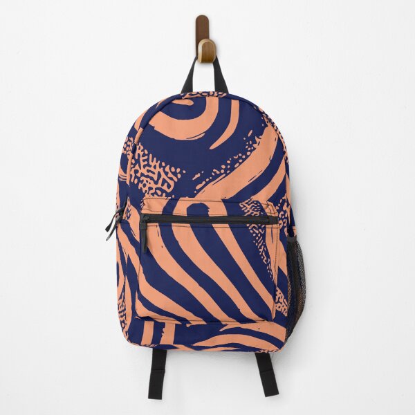 Item preview, Nile, Geometric Design In Peach And Blue. designed and sold by I-Desire.