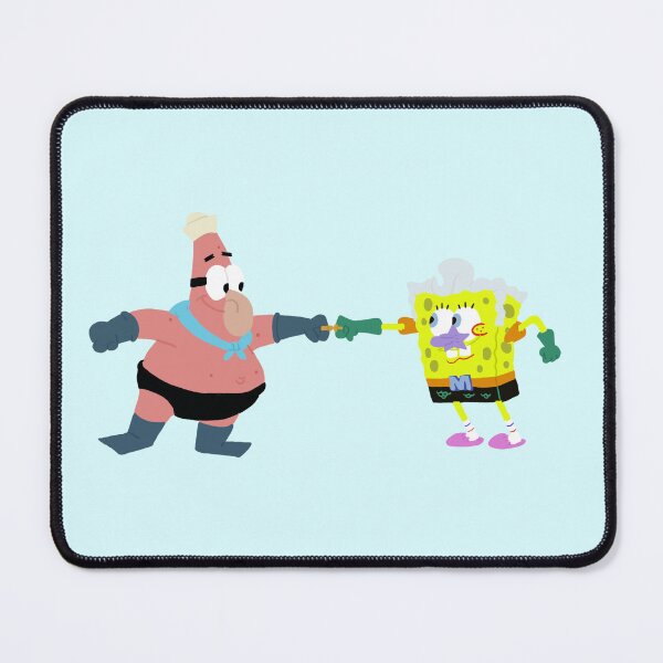 Item preview, Spongebob and Patrick as Mermaid Man and Barnacle Boy designed and sold by Illustrationsbyv .