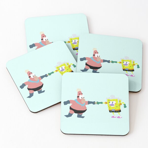 Item preview, Spongebob and Patrick as Mermaid Man and Barnacle Boy designed and sold by Illustrationsbyv .