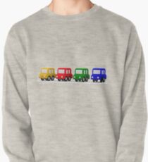 little cars - cartoon cars - colorful cars - little cars Pullover
