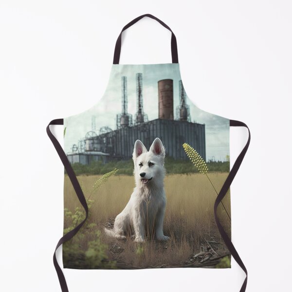 Item preview, Perro blanco de Chernobyl, Póster designed and sold by CosmicCritters.
