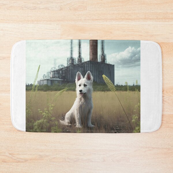 Item preview, Chernobyl white Dog, Poster designed and sold by CosmicCritters.