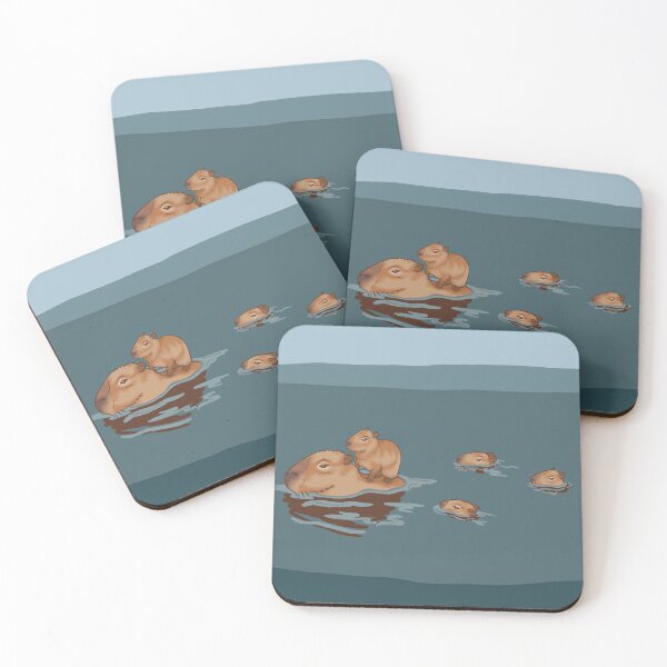 Item preview, Capybara crossing designed and sold by Ginger Wood.