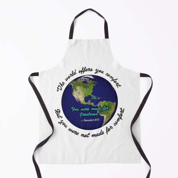 Item preview, Benedict XVI Quote You Were Made for Greatness Western Hemisphere Version designed and sold by KTSubz Faith & Fun Designs.