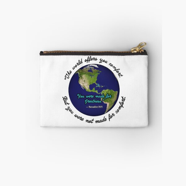 Item preview, Benedict XVI Quote You Were Made for Greatness Western Hemisphere Version designed and sold by KTSubz Faith & Fun Designs.