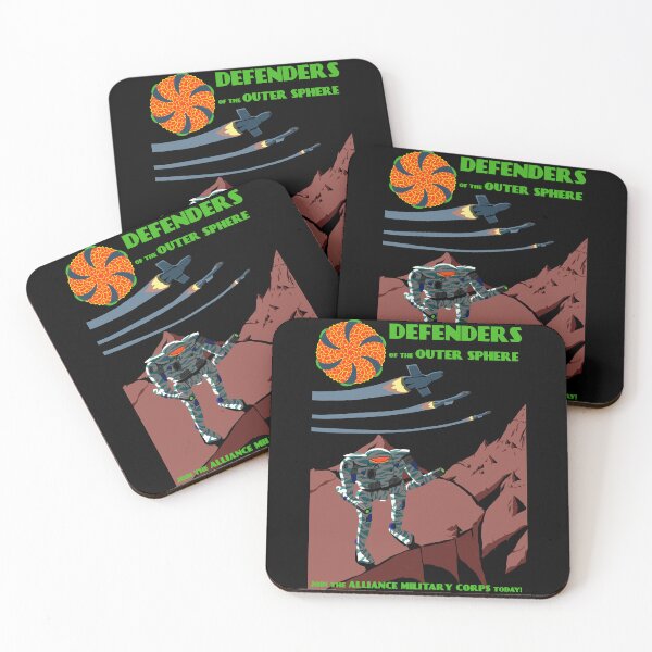 Item preview, Battletech - Alliance Military Corps poster "Defenders of the Outer Sphere" designed and sold by Digital Nettle Tea.