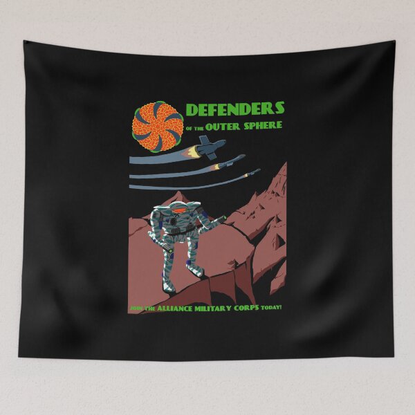 Item preview, Battletech - Alliance Military Corps poster "Defenders of the Outer Sphere" designed and sold by Digital Nettle Tea.
