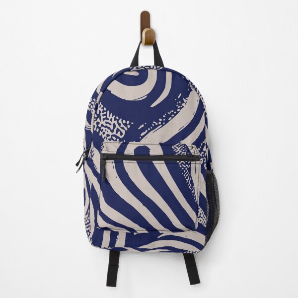 Item preview, Nile, Geometric Design In Cream, And Blue. designed and sold by I-Desire.