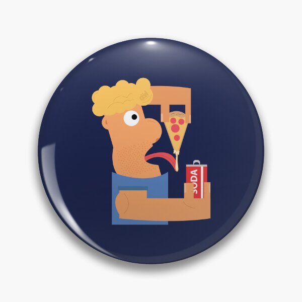 Item preview, I Love Eating Pizza With Soda Funny Meme Pure Joy Happiness Pizzaholic Art Work LOL designed and sold by doseofwin.