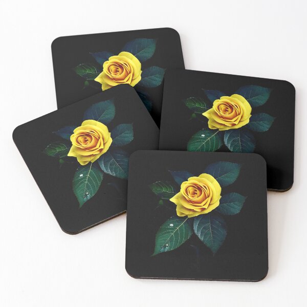 Item preview, Yellow rose flower artwork designed and sold by gramizzia.