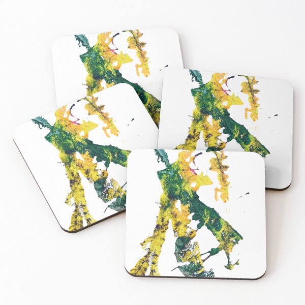Item preview, Abstract yellow green designed and sold by VikaArt.