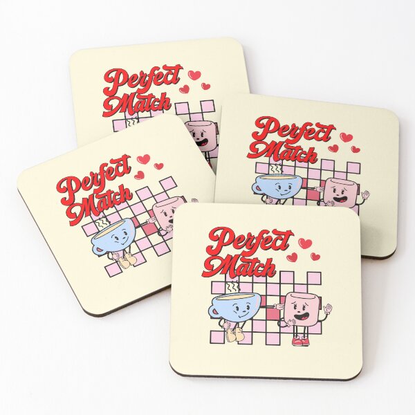 Item preview,  Perfect match valentine cute retro vintage Valentine design designed and sold by DesignsbyMona.