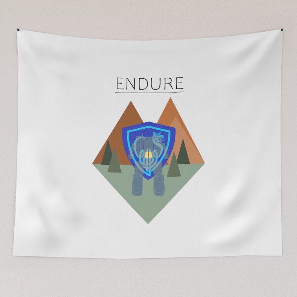 Item preview, Battletech - Free Rasalhague Republic poster "Endure" (English version) designed and sold by Digital Nettle Tea.