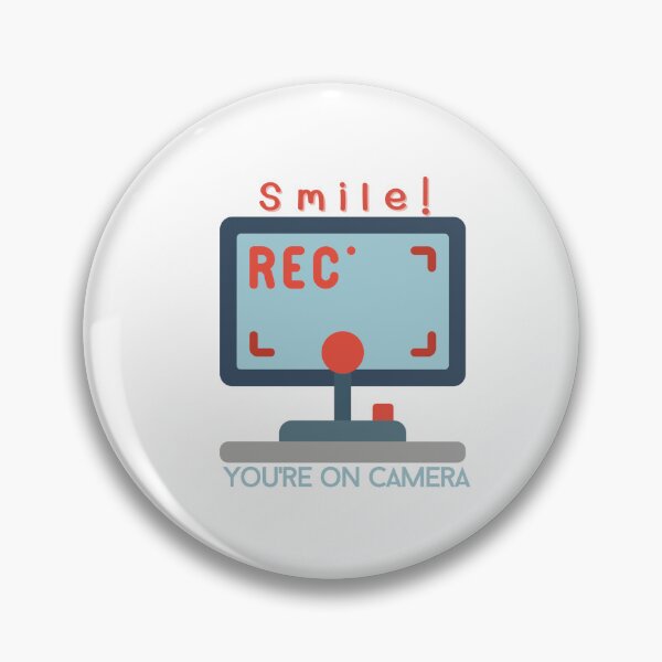 Item preview, Smile! You're On Camera. Anti Surveillance privacy. designed and sold by LadyHustle.