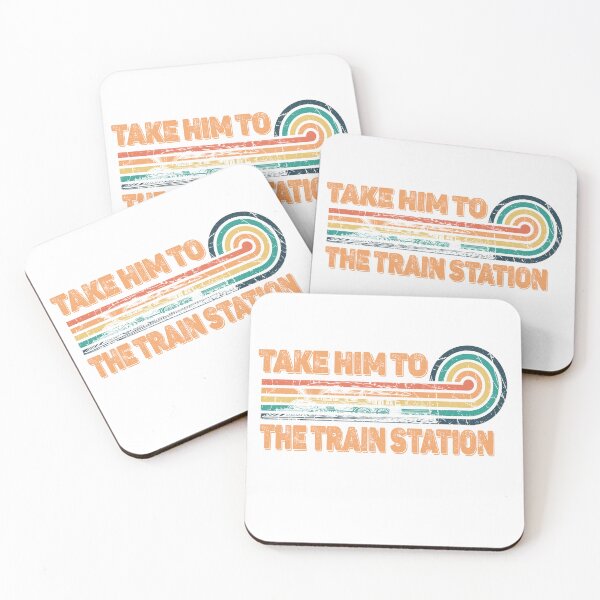 Item preview, cute Train, Take Him To The Train Station ,Yellow train, Train Gift, cool Train Station designed and sold by stapodstore.