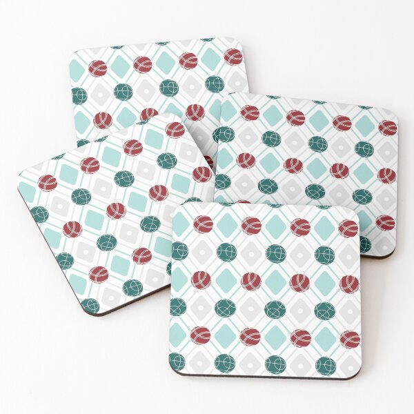 Item preview, bocce argyle pattern designed and sold by kspfeif.