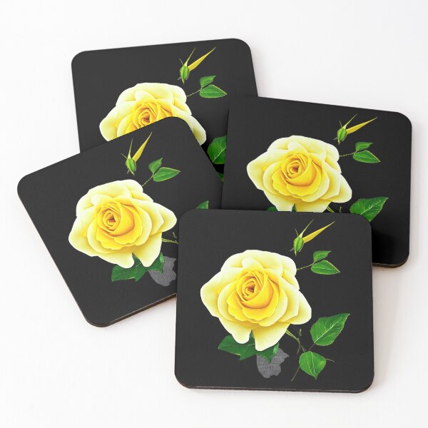 Item preview, Yellow rose flower artwork designed and sold by gramizzia.