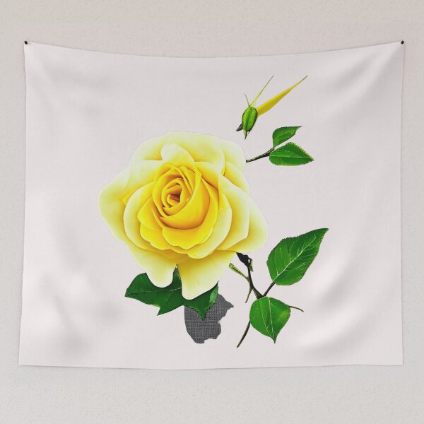 Item preview, Yellow rose flower artwork designed and sold by gramizzia.