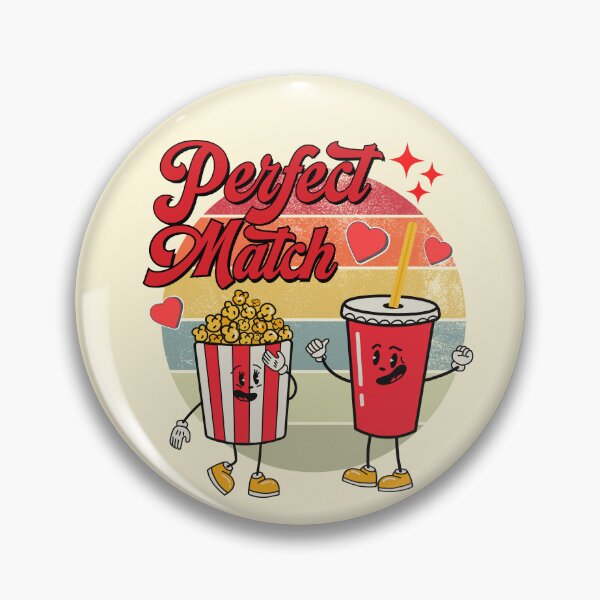 Item preview, Perfect match valentine cute retro vintage Valentine design designed and sold by DesignsbyMona.