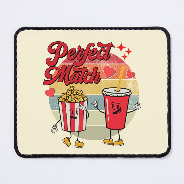 Item preview, Perfect match valentine cute retro vintage Valentine design designed and sold by DesignsbyMona.
