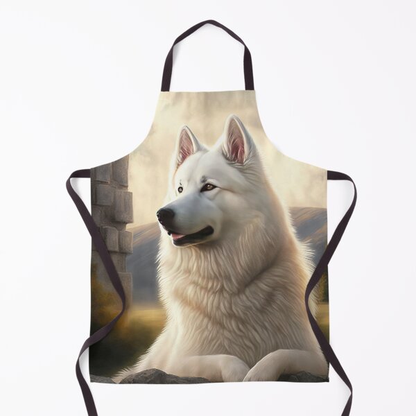 Artikelvorschau, Berger Blanc Suisse, weisser Schäferhund, Poster entworfen und verkauft von CosmicCritters.