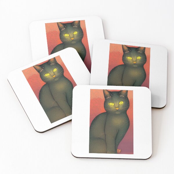 Item preview, Korat cat designed and sold by GroovyDino.