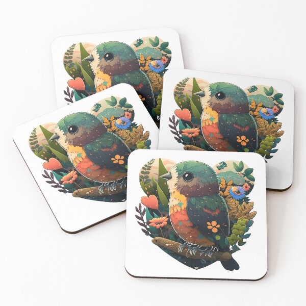Item preview, Love Bird 1 - Colorful Cartoon Animals of Love designed and sold by Sunchaser World.
