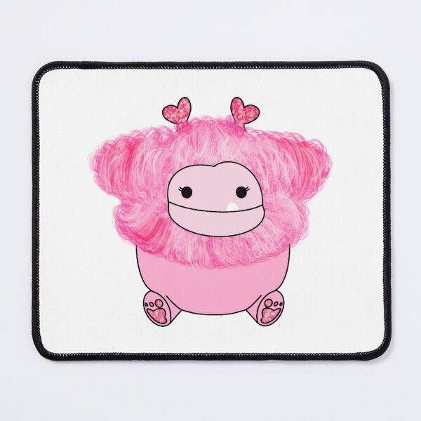 Item preview, Pink Bigfoot Valentine's Squish (with tooth) designed and sold by HunterYegge.