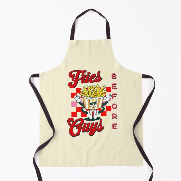 Item preview, Fries before guys cute Valentine retro vintage design designed and sold by DesignsbyMona.