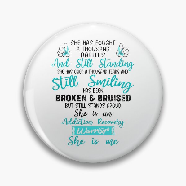 Item preview, Addiction Recovery Warrior SHE IS ME - Support Addiction Recovery Fighter Gifts designed and sold by Berriosly.