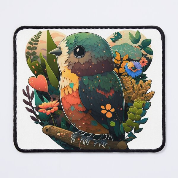 Item preview, Love Bird 1 - Colorful Cartoon Animals of Love designed and sold by Sunchaser World.