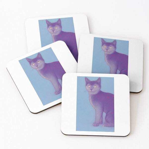 Item preview, Korat cat designed and sold by GroovyDino.