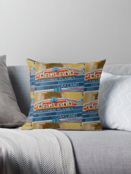 Item preview, Oakland is on Another Planet Oakland Fox Marquee designed and sold by PIXEL POP DESIGNS - Beyond the Norm!.