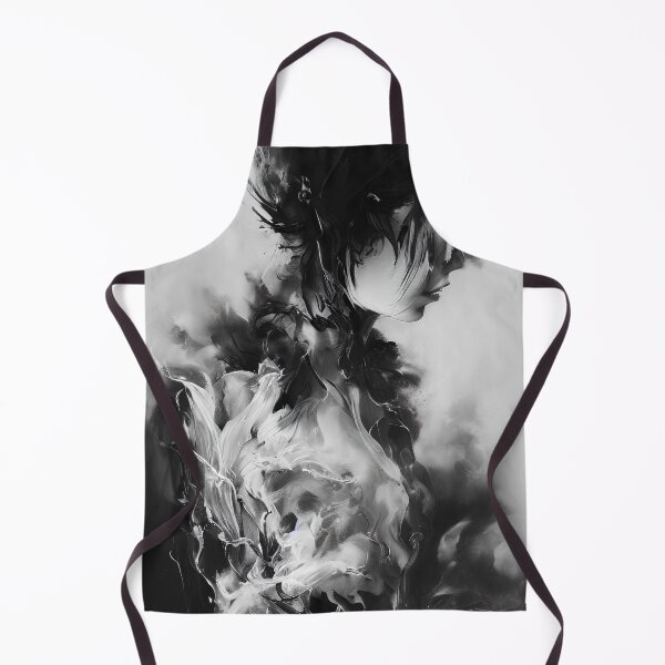Item preview, Smoke and pain woman dissolved in pain b&w designed and sold by Karmanto.