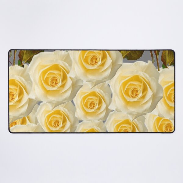Item preview, YELLOW ROSE GARDEN DESIGN GREY ART designed and sold by sharlesart.