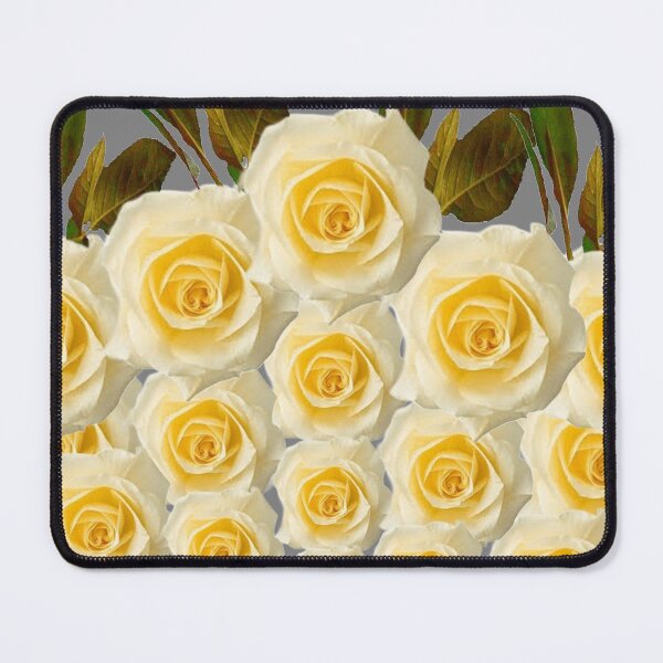 Item preview, YELLOW ROSE GARDEN DESIGN GREY ART designed and sold by sharlesart.