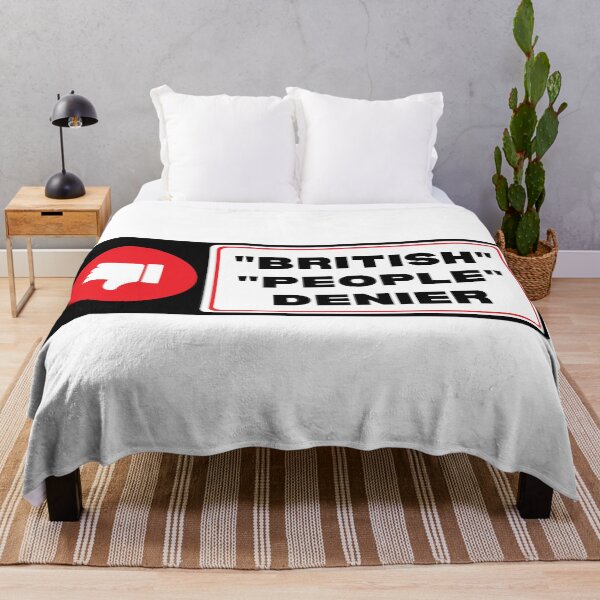 Item preview, British People Denier Bumper Sticker designed and sold by hyperfocusrach.