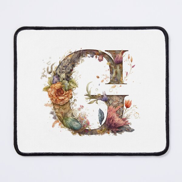 Item preview, Floral Garden Watercolor Monogram Letter G designed and sold by FloralFancy.