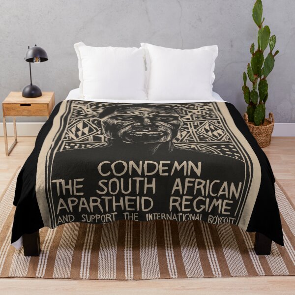 Item preview, Vintage Anti-Apartheid Poster 1976 designed and sold by sourceoflife.