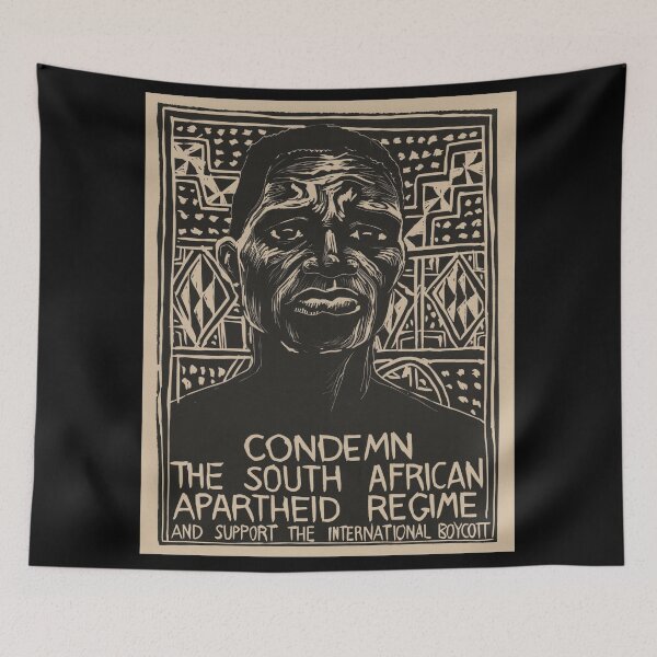 Item preview, Vintage Anti-Apartheid Poster 1976 designed and sold by sourceoflife.